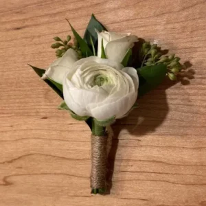 Winters Farm Florals prom boutonniere