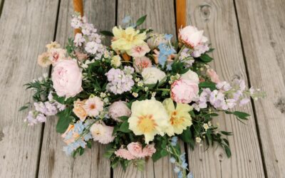 Intimate Wedding Florals for Caroline & Henry at Tilghman Island Inn